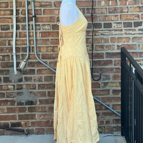 Free People Orange Maxi Dress - Picture 2 of 4